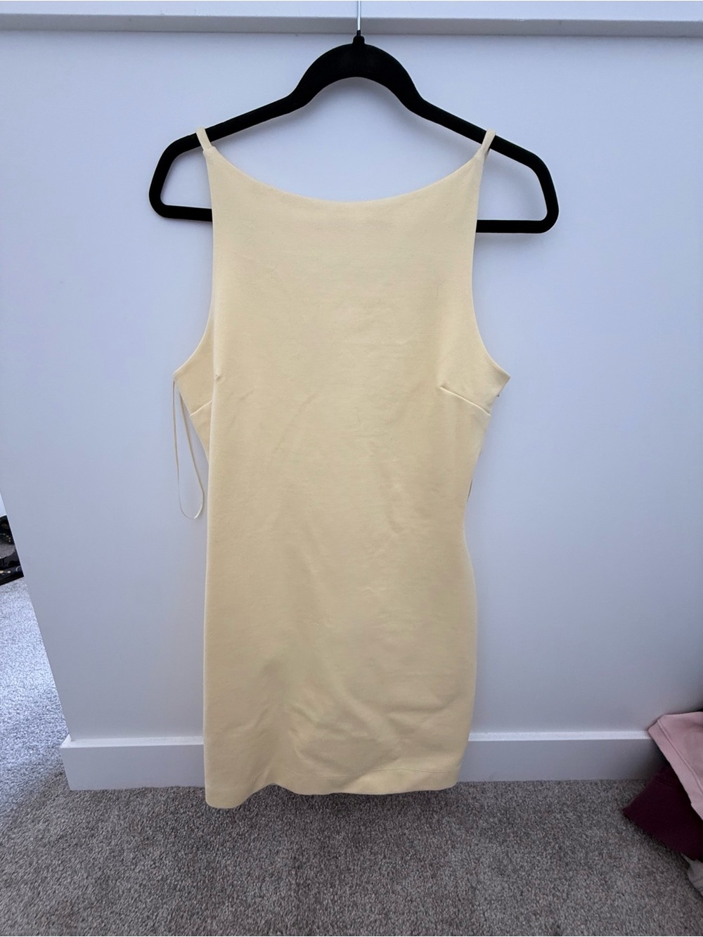 Dynamite Soft Yellow Slip Camisole Dress